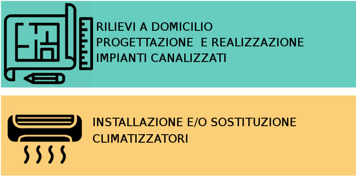 IMPIANTI DI CONDIZIONAMENTO – SERVIZI OFFERTI