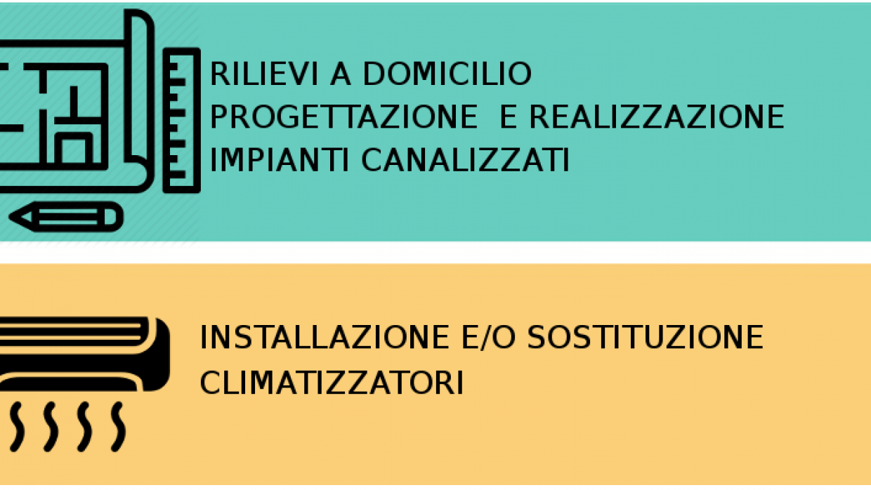 IMPIANTI DI CONDIZIONAMENTO – SERVIZI OFFERTI